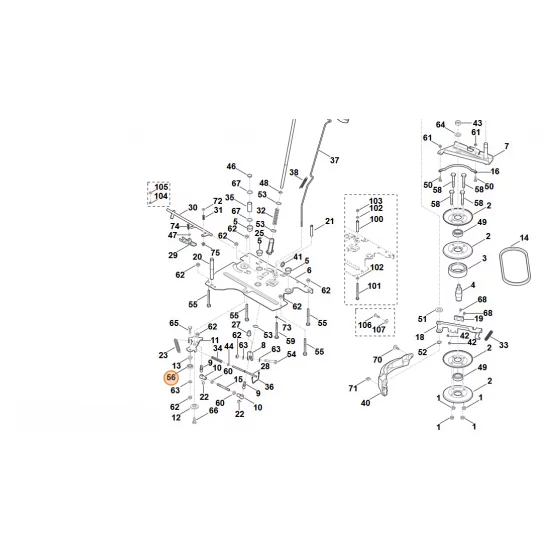 STIHL  łożysko kulkowe 6001-2RS 9503 003 5132